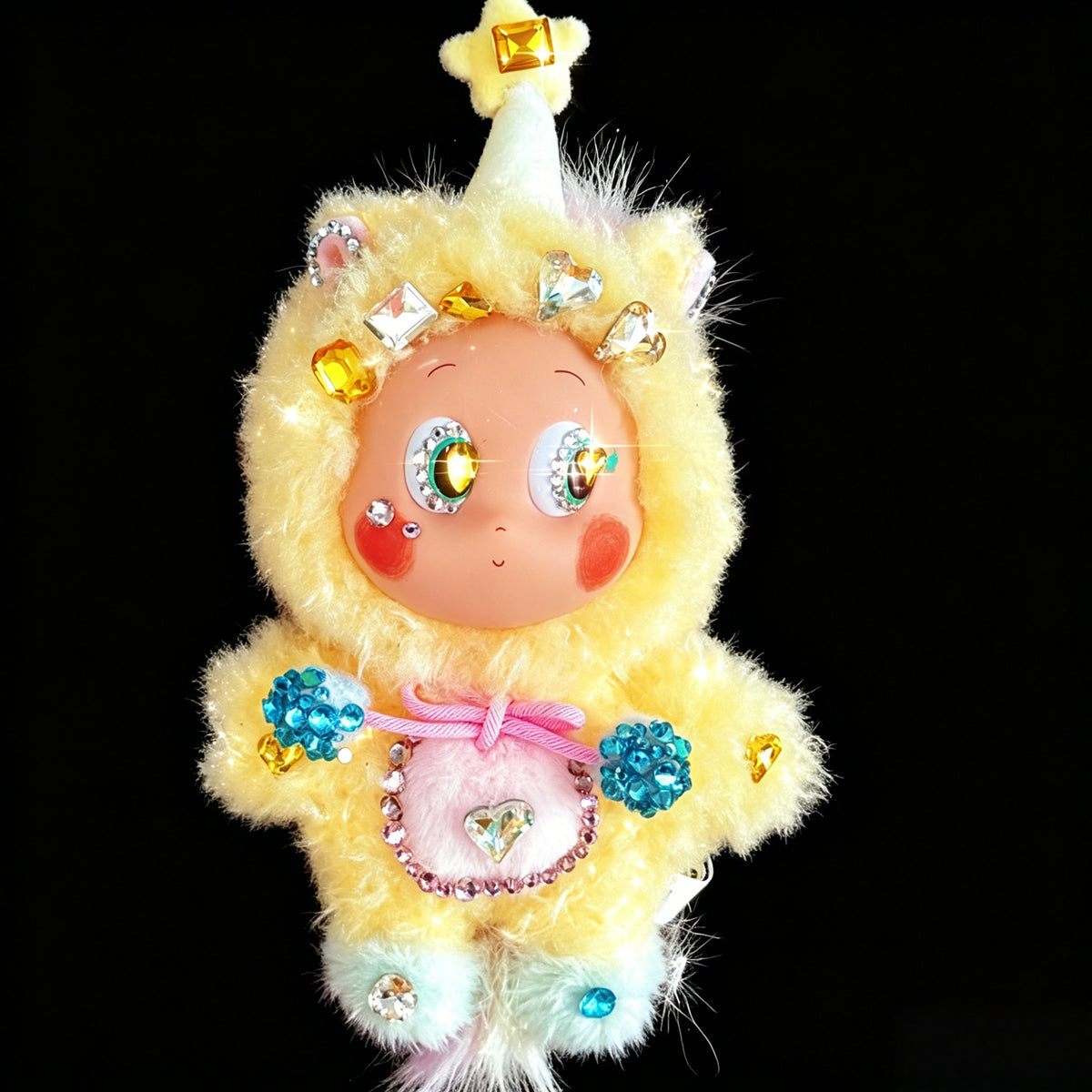 【popmart100%genuine】 Star Person diy diamond doll customization