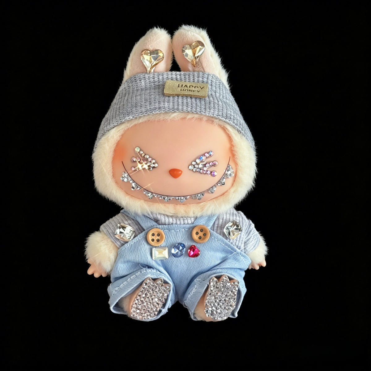 【popmart100%genuine】labubu diy diamond doll customization